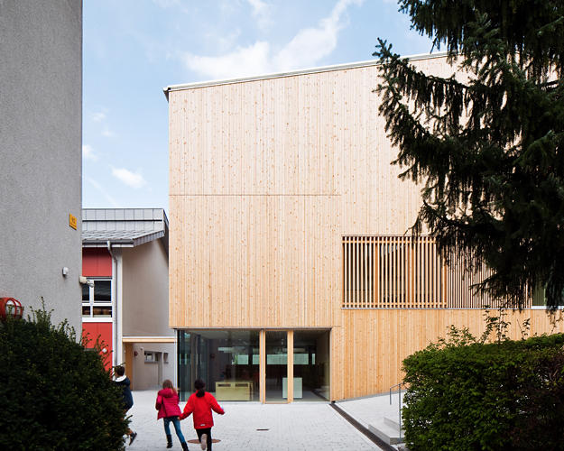 Gemeindehaus Innerbraz, Innerbraz, Klostertal, Johannes Nägele, Christian Flatscher, Architekturfotografie, Fotografie, Architekturphotographie, Photographie, Architektur, Vorarlberg