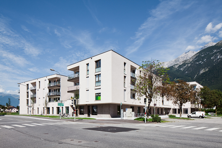 Haus im Leben, BWSG, Innsbruck, Gsottbauer Architekturwerkstatt, Manfred Gsottbauer, Christian Flatscher, Architekturfotografie, Fotografie, Architekturphotographie, Photographie, Architektur, Tirol