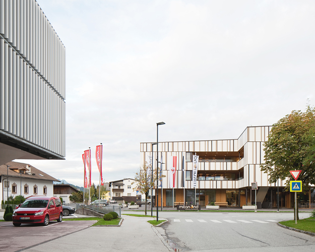 Sozialzentrum Kundl, Mitanond, Tigewosi, Kundl, Breitenbach, Arge Moser Kleon Moser, Bruno Moser, Architekturwerkstatt, Moser Kleon Architekten, Thomas Moser, Werner Kleon, Christian Flatscher, Architekturfotografie, Fotografie, Architekturphotographie, Photographie, Architektur, Tirol