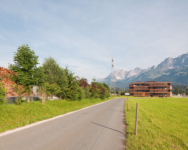 Stammhaus Egger, Fritz Egger GmbH & Co OG, St. Johann in Tirol, Bruno Moser, Architekturwerkstatt, Christian Flatscher, Architekturfotografie, Fotografie, Architekturphotographie, Photographie, Architektur, Tirol