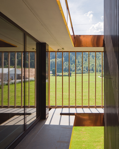 Stammhaus Egger, Fritz Egger GmbH & Co OG, St. Johann in Tirol, Bruno Moser, Architekturwerkstatt, Christian Flatscher, Architekturfotografie, Fotografie, Architekturphotographie, Photographie, Architektur, Tirol