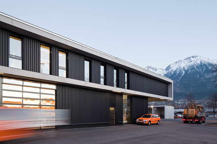 Strassenbauhof Rossau, IIG, Innsbruck, Dreiplus Architekten, Christian Flatscher, Architekturfotografie, Fotografie, Architekturphotographie, Photographie, Architektur, Tirol