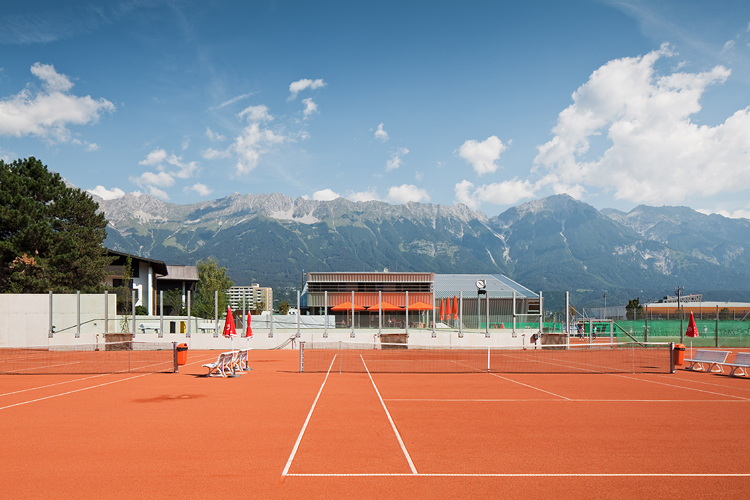 Tennisanlage Wiesengasse, Innsbruck, Beaufort Architekten, IIG, Sportunion Tirol, Turnerschaft Innsbruck, Christian Flatscher, Architekturfotografie, Fotografie, Architekturphotographie, Photographie, Architektur, Tirol