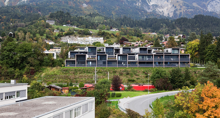 Wohnanlage Kreuzgasse 2, Innsbruck, Lorenz Ateliers, Peter Lorenz, Zima, Christian Flatscher, Architekturfotografie, Fotografie, Architekturphotographie, Photographie, Architektur, Tirol