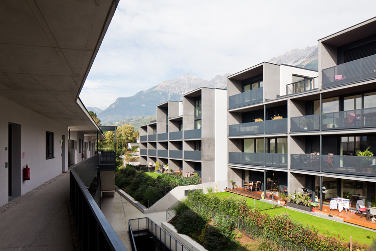 Wohnanlage Kreuzgasse 2, Innsbruck, Lorenz Ateliers, Peter Lorenz, Zima, Christian Flatscher, Architekturfotografie, Fotografie, Architekturphotographie, Photographie, Architektur, Tirol