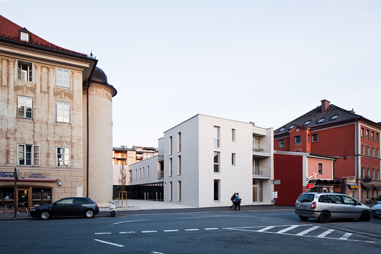 Wohnbebauung Liebeneggstraße, IIG, Innsbruck, Kurt Rumplmayr, Christian Flatscher, Architekturfotografie, Fotografie, Architekturphotographie, Photographie, Architektur, Tirol