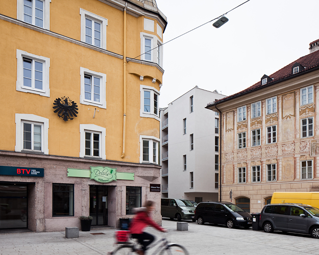 Wohnbebauung Liebeneggstraße, IIG, Innsbruck, Kurt Rumplmayr, Christian Flatscher, Architekturfotografie, Fotografie, Architekturphotographie, Photographie, Architektur, Tirol